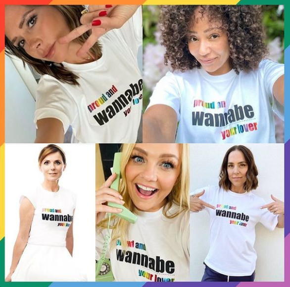 Las Spice Girls sacan una t-shirt por el mes del Pride